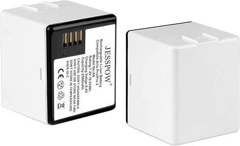 بطارية بديلة JESSPOW لـ Arlo Pro، Arlo Pro 2 (VMA4400)، عبوتان من بطاريات ليثيوم أيون قابلة لإعادة الشحن بقدرة 2580 مللي أمبير في الساعة لـ Arlo Pro/Pro 2 [فقط لكاميرا Arlo Pro/Pro 2، غير متوافقة مع Ultra/Pro 3] in Kuwait