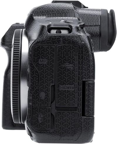 Kiorafoto EOS R6 Mark II Skin，Anti-Scratch Anti-Wear Camera Cover Protector Sticker for Canon EOS R6 Mark II Camera Body Protective Film Protection - Matrix Black in Saudi Arabia