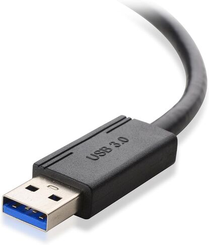 كابل Matters مزود بـ 3 منافذ SuperSpeed ​​USB 3.0 مع قارئ بطاقة SD باللون الأسود in Saudi Arabia
