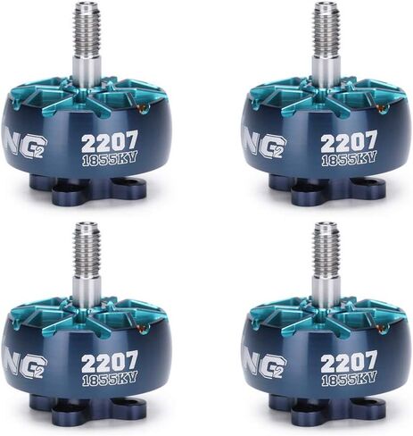 iFlight 4pcs XING2 2207 1855KV 6S FPV Motor Unibell with 5mm Titanium Alloy Shaft for FPV Drone Part in Saudi Arabia