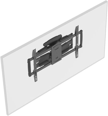 Monoprice Essential Full Motion TV Wall Mount Bracket Low Profile لأجهزة التلفاز مقاس 37 بوصة إلى 80 بوصة حتى 99 رطلًا، الحد الأقصى VESA 600x400 in Saudi Arabia
