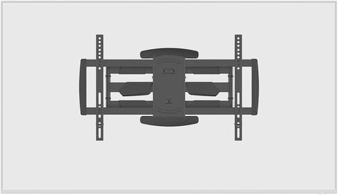 Monoprice Essential Full Motion TV Wall Mount Bracket Low Profile لأجهزة التلفاز مقاس 37 بوصة إلى 80 بوصة حتى 99 رطلًا، الحد الأقصى VESA 600x400 in Saudi Arabia