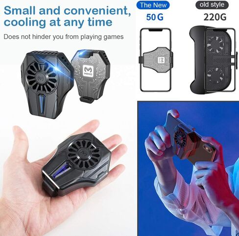 مروحة تبريد الهاتف IVY Semiconductor Refrigeration For Android iOS Game Radiator Portable - Black in Kuwait