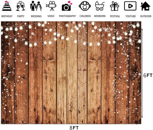 7x5ft Brown Wood Photography Backdrop Photographers Brown Photo Backdrop Retro Wood Wall Backdrop Baby Shower Birthday Party Banners Backdrop 216 in Saudi Arabia