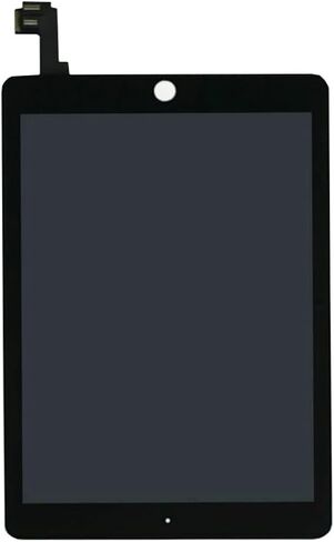 شاشة بديلة LCD وشاشة لمس زجاجية بديلة لجهاز ايباد اير 2 2014 الجيل الثاني A1566 A1567 مع اداة وزجاج (اسود) من اكنيوكز in Kuwait