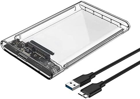 جراب صلب من ريليتيك 2.5 بوصة USB 3.0 إلى SATA III خارجي HDD/SSD يدعم وظيفة UASP متوافق مع راوتر WD Seagate Toshiba Samsung Sabrent PS4 Xbox in Kuwait