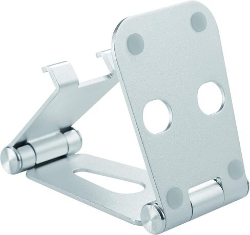 StarTech.com Phone and Tablet Stand - Foldable Universal Mobile Device Holder for Smartphones & Tablets Adjustable Multi-Angle Ergonomic Cell Phone Stand for Desk Portable, 4in to 13in (USPTLSTND) in Saudi Arabia