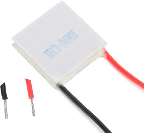Dilwe 5V 1A 25x25mm مبرد حراري كهربائي، وحدة لوحة تبريد TEC104901، مبرد أشباه الموصلات منخفض الضوضاء، وحدة تبريد تبريد حراري كهربائي بلتيير in Kuwait