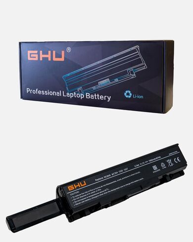 GHU New 6 Cells Battery 58 Wh Replacement for WU946 KM958 312-0701 312-0702 KM901 KM905 MT264 MT276 MT277 RM803 WU960 RM855 Compatible for Dell Studio 1535 1536 1537 1555 1557 1558 PP33L PP39L in Saudi Arabia