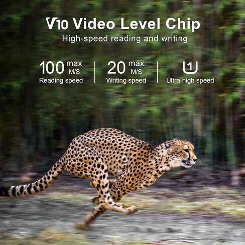بطاقة ذاكرة Micro SD سعة 128 جيجابايت، بطاقة ذاكرة Micro SDXC UHS-I - 100 ميجابايت/ثانية، 667X، U3، Class10، فيديو عالي الدقة V30، A1، FAT32، بطاقة فلاش TF عالية السرعة P500 للكمبيوتر مع محول/كاميرا/هاتف/طائرة بدون طيار/لوحة أجهزة القياس الكاميرا/الكمبيوت in Kuwait