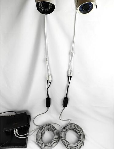 2 Pack PoE Splitter, Active PoE to 12V Adapter, PoE to 2.1mm DC, with IEEE 802.3af/at Compliant(Upgraded with USA chipset/Opto-Isolator) for Non-PoE IP Cameras AP Voip Phone and More (12V,1A) in Kuwait