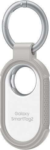 SAMSUNG Galaxy SmartTag2 Rugged Case, GPS Tracker Holder, Tracking Device Protective Cover with Key Ring, Non-Slip Pattern on Side, Bumper Protection on Bottom, EF-RT560TGEGUS, Green in Saudi Arabia