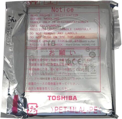 Toshiba 1TB 5400RPM 128MB Cache SATA 6Gb/s (7mm) 2.5in Internal Gaming PS3/PS4 Hard Drive - 3 Year Warranty in Saudi Arabia