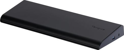 Targus Universal USB 3.0 Dual Video DV4K Laptop Docking Station with Charging Power & 5 USB 3.0 Ports, for PC, Mac, & Android (DOCK177USZ) in Saudi Arabia