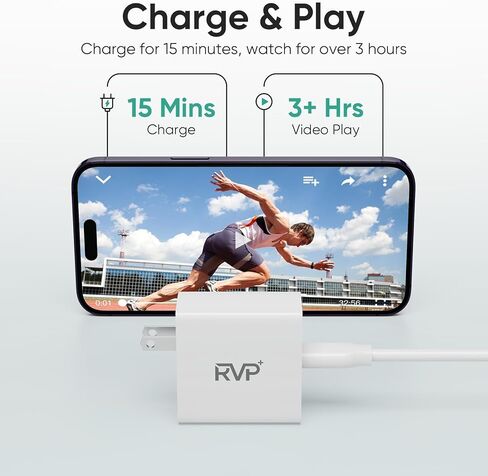 RVP+ USB C Docking Station 3 Monitors, 13-in-1, Triple Display-4K HDMI & DisplayPort Dual Monitors, 5Gbps USB-C/A Data Transfer, 100W Laptop-Charging, Gigabit Ethernet, Audio (RVP-082321) in Kuwait