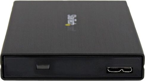 حاوية محرك الأقراص الصلبة StarTech.com مقاس 2.5 بوصة - تدعم UASP - SATA 6 جيجابت في الثانية - حاوية محرك الأقراص الصلبة الخارجية USB 3.0 - حاوية SSD/HDD (S2510BMU33)، أسود in Kuwait