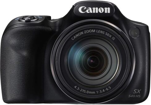 كاميرا Canon PowerShot SX540 HS الرقمية (1067C001)، بطاقة 64 جيجابايت، بطارية 2 × NB-6L، مجموعة مرشح الألوان، مجموعة المرشح، برنامج الصور Corel، الشاحن، قارئ البطاقات، ضوء LED + المزيد (متجدد) in Saudi Arabia