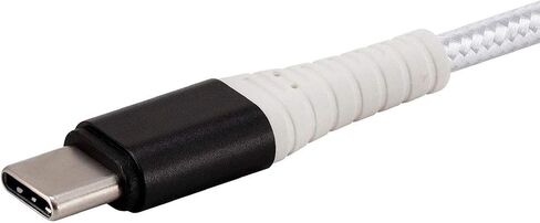 Monoprice Apple MFI Certified Lightning to USB Type A Charge & Sync Cable - Nylon-Braid, Durable, Kevlar-Reinforced, 1.5 Feet, Black - AtlasFlex Series in Saudi Arabia