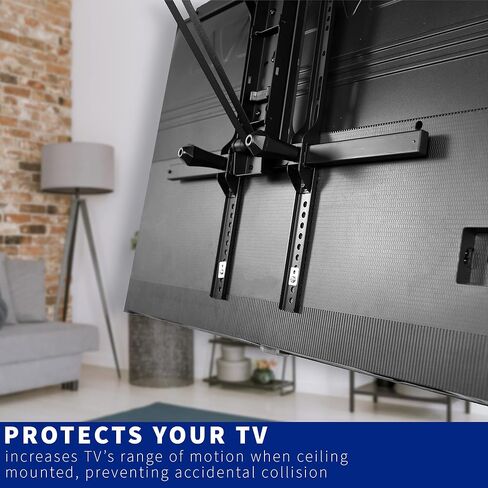 VIVO Vertical VESA Extender Plate Bracket Kit Designed for Low VESA Pattern TV’s, Fits TV Ceiling Mounts, 2 Brackets, White, MOUNT-AD165W in Saudi Arabia