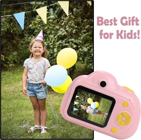 كاميرا رقمية للأطفال من آي كيو تويز - تلتقط الصور ومقاطع الفيديو وتشغيل الصور الرقمية. يتضمن كابل USB وبطاقة SD سعة 16 جيجابايت وقارئ بطاقة USB (أزرق) in Kuwait