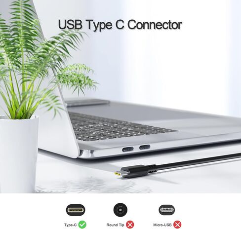 65W USB-C AC Charger Fit for Razer Blade Stealth 13.3" Razer Blade Stealth 13 Razer Book 13" (2020) RZ09-03100 RZ09-0357 Power Adapter Supply Cord in Saudi Arabia