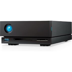 محطة إرساء محرك الأقراص الصلبة الخارجية LaCie 1big Dock سعة 8 تيرابايت - Thunderbolt 3 USB 3.1 USB 3.0 7200 دورة في الدقيقة، محركات أقراص فئة المؤسسة، لأجهزة Mac والكمبيوتر المكتبي، واستعادة البيانات (STHS8000800) in Kuwait