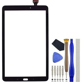SM-T560 Tablet Touch Digitizer Screen Replacement for Samsung Galaxy Tab E 9.6 Black 9.6" with Free Tool Kit and Adhesive(NOT LCD) in Saudi Arabia
