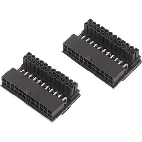 YOUKITTY 24-pin Male to 24-pin Female 90 Degree Right Angle Power Adapter for Motherboard PC Power Supply (2-Pack) in Kuwait