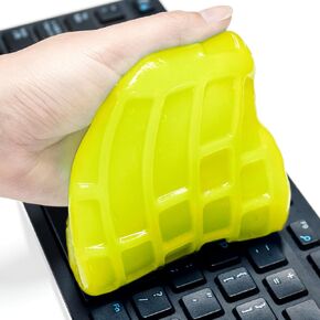 LEGONGSO Cleaning Gel Universal Dust Cleaner for PC Keyboard Cleaning Car Detailing Laptop Dusting Home and Office Electronics Cleaning Kit Computer Dust Remover from 160G Yellow in Saudi Arabia
