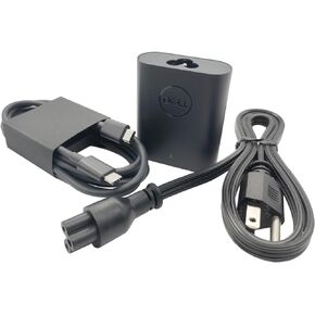 شاحن الكمبيوتر المحمول Dell GaN بقدرة 60 وات ومحول طاقة USB من النوع C - XPS 13 9320، Latitude 5330 5340 320 7330 9330، DA60NM200 HA60NM200 LA60NM200 in Kuwait