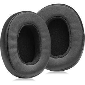 وسادة أذن من MOLGRIA، وسادات أذن بديلة من جلد البروتين لسماعات Skullcandy Crusher Wireless Crusher Evo ANC HESH 3.0 فوق الأذن (أحمر داكن)