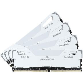 Timetec Pinnacle Konduit 16GB KIT(2x8GB) DDR4 3200MHz PC4-25600 CL16-18-18-38 XMP2.0 Overclocking 1.35V Compatible for AMD and Intel Desktop Gaming PC Memory Module RAM - White in Kuwait