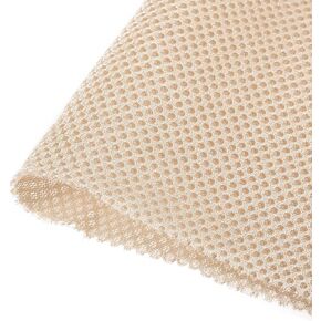 Rebower Speaker Grill Cloth Stereo Mesh Fabric Protective Dustproof Cloth, [for Home Speaker Repair] - 19.7 Inch x 63 Inch/Cream