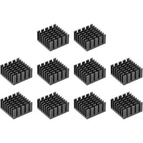 uxcell Electronic Radiators Heatsink for MOS GPU IC Chip Black 25 x 25 x 5 mm 10pcs in Kuwait