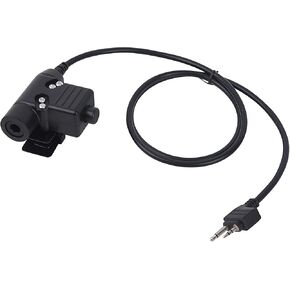 محول Rataok 2 Pin 7.0 Ptt Push-to-Talk التكتيكي U94 متوافق مع راديو Midland 2 Way gmrs lxt630x3vp3 gxt1000 (الأسلاك المدنية) in Kuwait