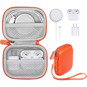 All-in-One Case for iPhone MagSafe Charger & Battery Pack, Storage for Accessories/Power Adapter/Charge Cable/Docks, Compatible with AirPods 4/ Pro 3/2/ 1 in Kuwait