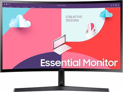 SAMSUNG 27-Inch S36C 1800R 75Hz AMD FreeSync Curved Monitor, Black in Saudi Arabia