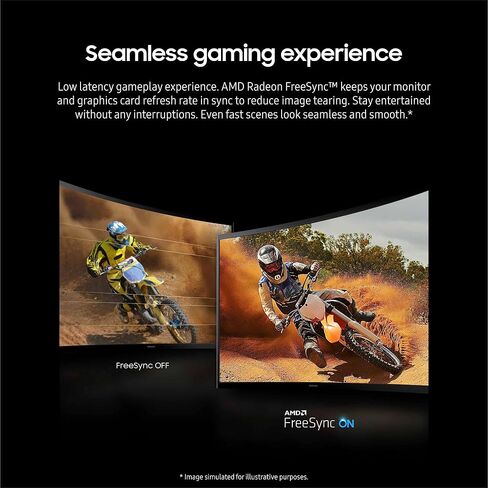SAMSUNG 27-Inch S36C 1800R 75Hz AMD FreeSync Curved Monitor, Black in Saudi Arabia