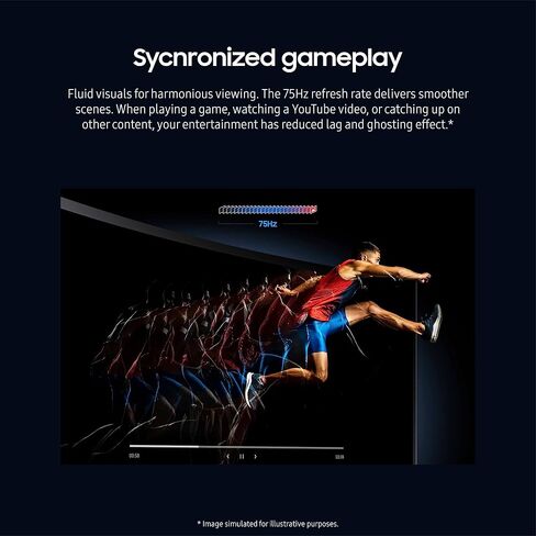 SAMSUNG 27-Inch S36C 1800R 75Hz AMD FreeSync Curved Monitor, Black in Saudi Arabia