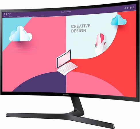 SAMSUNG 27-Inch S36C 1800R 75Hz AMD FreeSync Curved Monitor, Black in Saudi Arabia