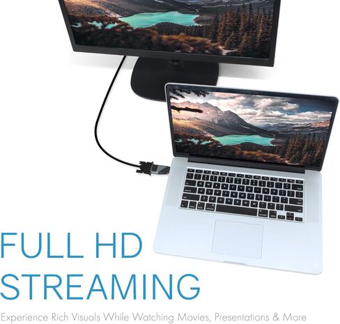 Realm USB-C to USB-A Travel Adapter, USB C to USB 3.0 Adapter, High Speed Transfer USB Cable, Black, RLMH10BK in Kuwait