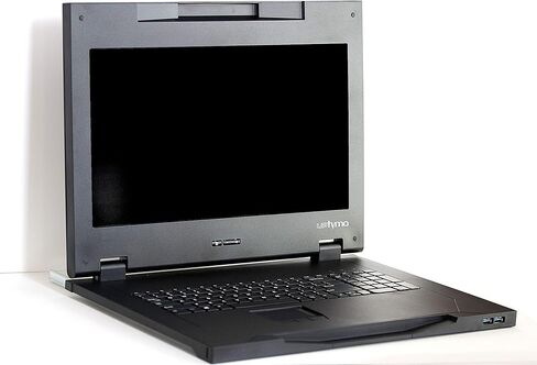 وحدة تحكم KVM 17.3 عالية الدقة - مصنوعة في الولايات المتحدة الأمريكية - متوافقة مع TAA - حامل وحدة تحكم مثبت على حامل 1U - شاشة مثبتة على حامل الخادم بدقة 1920 × 1080 - شاشة مثبتة على حامل مع VGA ومنفذ عرض من Uptyma in Kuwait