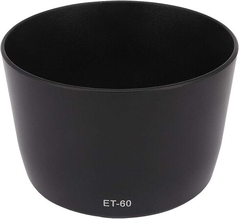 Haoge Bayonet Lens Hood Compatible with Canon EF 75-300mm f/4-5.6, II, II USM, III, III USM and Canon EF 90-300mm f/4.5-5.6 and Canon EF-S 55-250mm f/4-5.6 is Lens Replaces Canon ET-60 in Saudi Arabia
