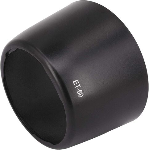 Haoge Bayonet Lens Hood Compatible with Canon EF 75-300mm f/4-5.6, II, II USM, III, III USM and Canon EF 90-300mm f/4.5-5.6 and Canon EF-S 55-250mm f/4-5.6 is Lens Replaces Canon ET-60 in Saudi Arabia