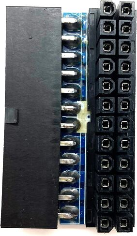 YOUKITTY 24-pin Male to 24-pin Female 90 Degree Right Angle Power Adapter for Motherboard PC Power Supply (2-Pack) in Kuwait