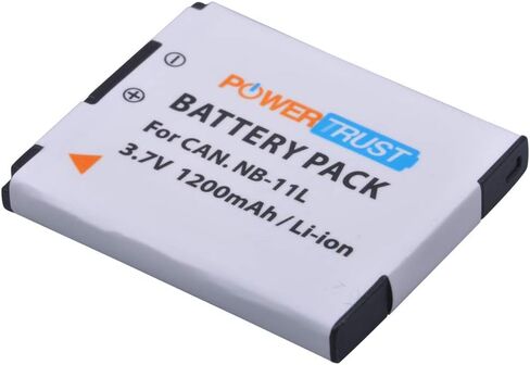 PowerTrust 2 حزمة 3.7 فولت NB-11L بطارية بديلة وشاحن USB LCD NB-11LH لكاميرا Canon PowerShot A2300 IS، A2400 IS، A2500، A2600، A3400 IS، A3500 IS، A4000 IS، ELPH 110 HS، ELPH 115 HS، ELPH 130 HS , in Saudi Arabia