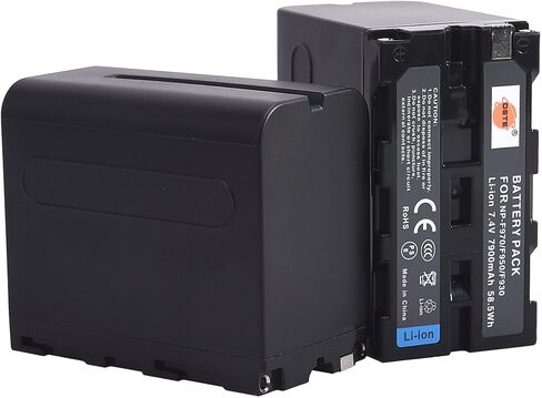 دي اس تي اي® بطارية ليثيوم ايون بديلة NP-F970 لكاميرا سوني DCM-M1 MVC-CD1000 HDR-FX1 DCR-VX2100E DSR-PD190P NEX-FS700RH HXR-NX3 مثل NP-F930 NP-F950 NP-F960 in Saudi Arabia