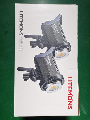 غودوكس مصباح فيديو LED ثنائي اللون LA200Bi 230 واط من ليتيمونز، قابل للتعتيم 2800-6500 كلفن CRI 96+ TLCI 97+، 79200lux@1 متر، تعديل السطوع 0%-100%، 11 تاثيرات ضوئية اف اكس، تحكم عن طريق التطبيق، مصباح in Kuwait