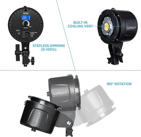 ضوء النهار LED من Fovitec LumNX 80W لإضاءة التصوير الفوتوغرافي أو ضوء الفيديو in Kuwait