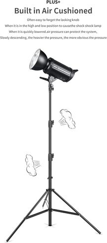 GODOX SL100D 2 x 100W LED Video Light + 60 x 90 cm Softbox, Light Stand, Honeycomb Grid, with Remote Control, Suitable for Film Studios, Photo Studios in Saudi Arabia